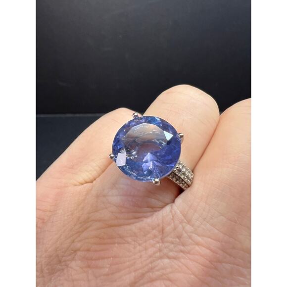 NEW color change fluorite sterling silver ring size 7 - Picture 7 of 16